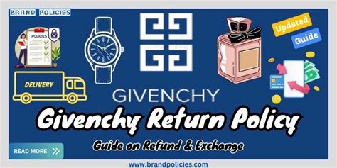 givenchy receipt|givenchy return and exchange.